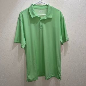 Mint green golf polo